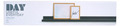 Billedhylde sort 50 x 10 cm - DAY